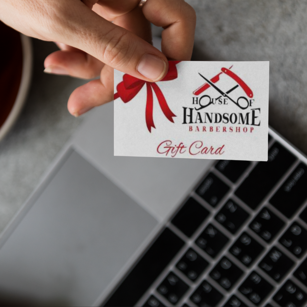 House of Handsome gift card serving as a perfect christmas gift for men